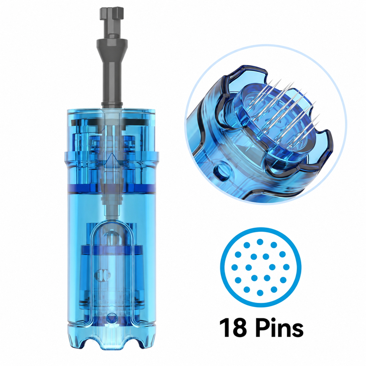 18 tűs Dr. Pen M9/M8 Max cseretűmodul tűcsúcsrészlettel