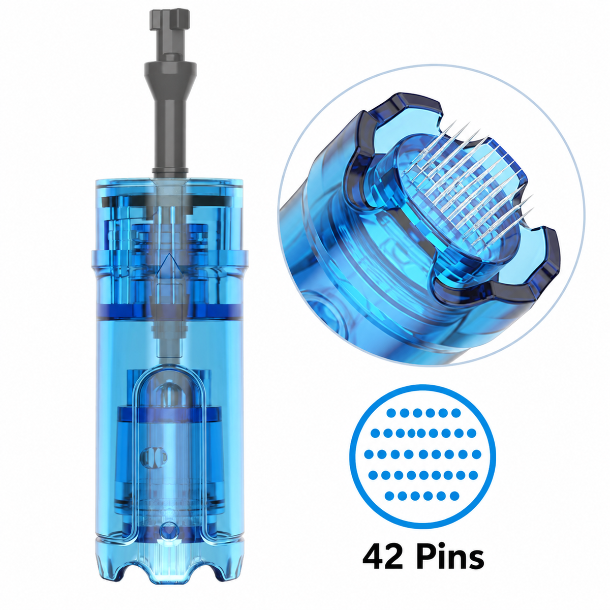 42 tűs Dr. Pen M9/M8 Max cseretűmodul tűcsúcsrészlettel